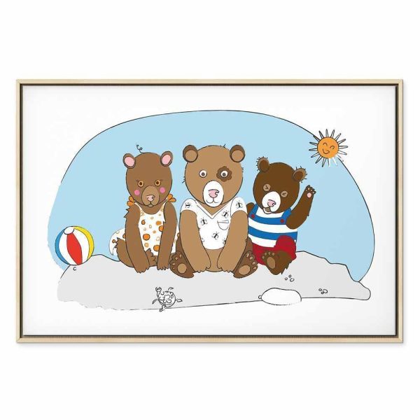 Tableau - Teddy Bears on the Beach (1 Part) Wide