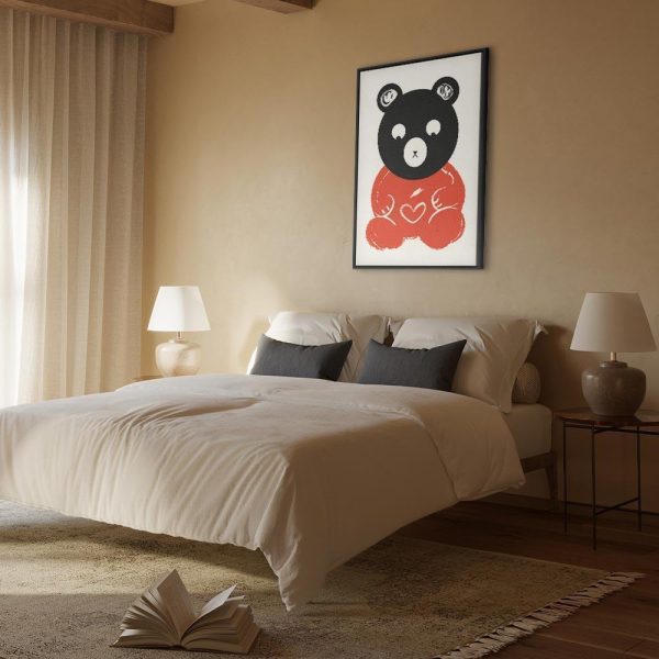 Tableau - Thoughtful Bear (1 Part) Vertical