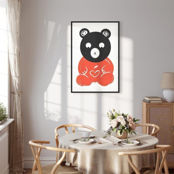 Tableau - Thoughtful Bear (1 Part) Vertical