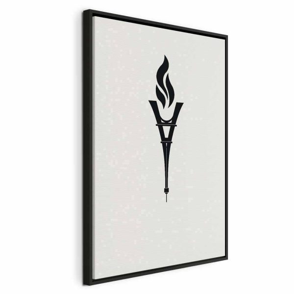 Tableau - Torch Shaped Like an Inverted Eiffel Tower