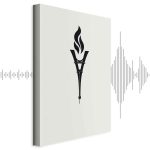 Tableau - Torch Shaped Like an Inverted Eiffel Tower