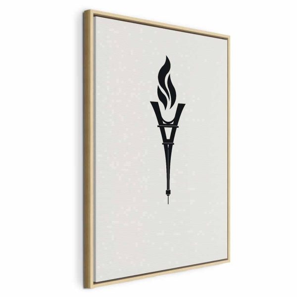 Tableau - Torch Shaped Like an Inverted Eiffel Tower