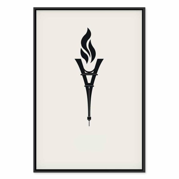 Tableau - Torch Shaped Like an Inverted Eiffel Tower