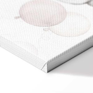 Tableau - Toy Bears with Balloons - Flying Plush Bears Among Balloons Clouds and Rainbows in Subtle Pastel Hues