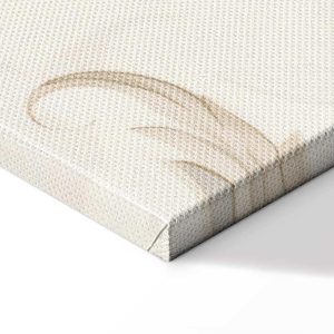 Tableau - Turquoise Flowers in Retro Ambience Floristic Ornaments