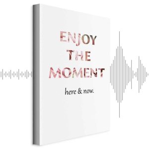 Tableau - Unique Moment (1-part) - English Text on White Background