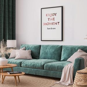 Tableau - Unique Moment (1-part) - English Text on White Background