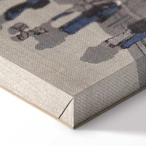 Tableau - Utagawa Hiroshige – Night time view of Saruwaka Street