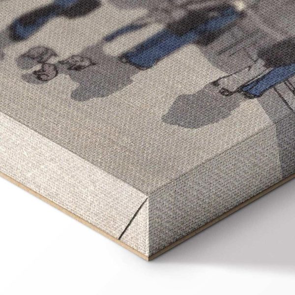 Tableau - Utagawa Hiroshige – Night time view of Saruwaka Street