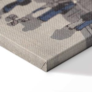 Tableau - Utagawa Hiroshige – Night time view of Saruwaka Street