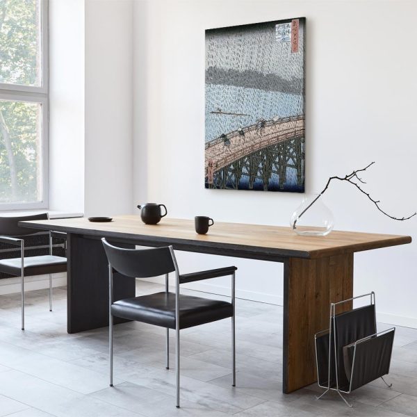 Tableau - Utagawa Hiroshige – Sudden Shower over Shin-Ohashi Bridge and Atake