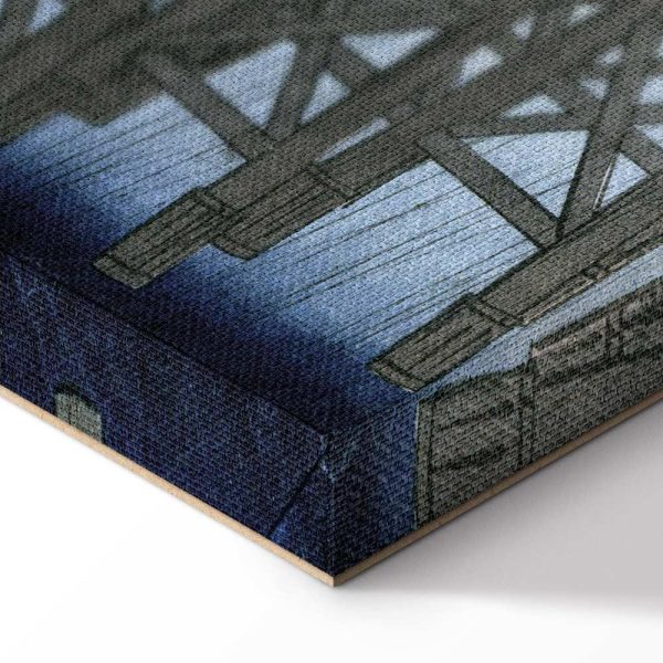 Tableau - Utagawa Hiroshige – Sudden Shower over Shin-Ohashi Bridge and Atake