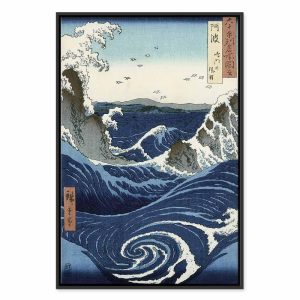 Tableau - Utagawa Hiroshige – View of the Naruto whirlpools at Awa