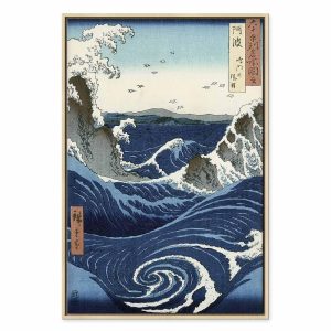 Tableau - Utagawa Hiroshige – View of the Naruto whirlpools at Awa