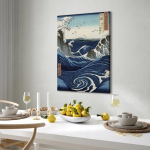 Tableau - Utagawa Hiroshige – View of the Naruto whirlpools at Awa