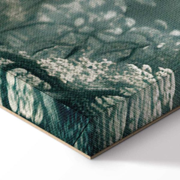 Tableau - View of the Park and Lake Retro Vintage Landscape in Greens