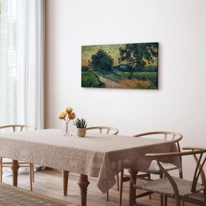 Tableau - Vincent Van Gogh – Landscape with the Chateau of Auvers at Sunset