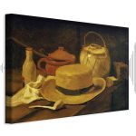 Tableau - Vincent Van Gogh – Still life with yellow straw hat