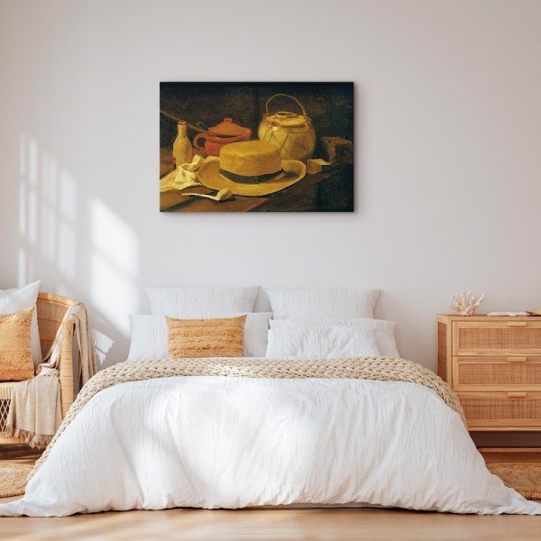 Tableau - Vincent Van Gogh – Still life with yellow straw hat