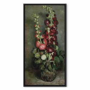 Tableau - Vincent Van Gogh – Vase of Hollyhocks