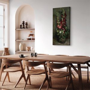 Tableau - Vincent Van Gogh – Vase of Hollyhocks