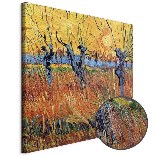 Tableau - Vincent van Gogh – Willows at Sunset