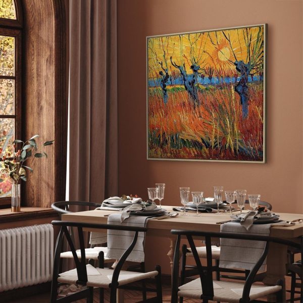 Tableau - Vincent van Gogh – Willows at Sunset