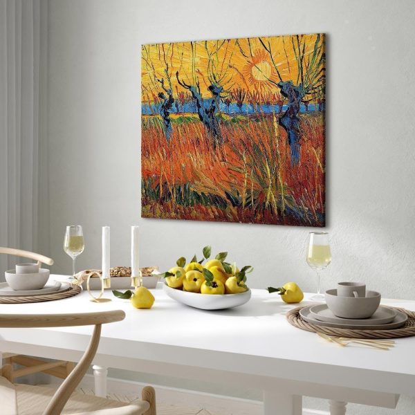 Tableau - Vincent van Gogh – Willows at Sunset