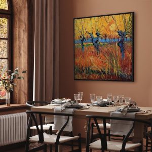 Tableau - Vincent van Gogh – Willows at Sunset