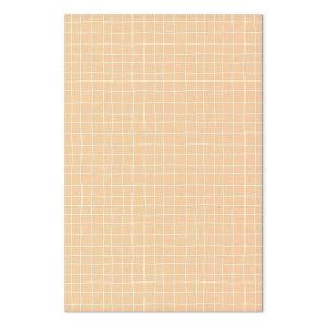 Tableau - Waving Lines - Creamy Grid on a Noisy Pastel Background