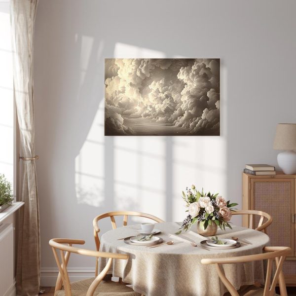 Tableau - Whisper of Illuminated Clouds: Soft Play of Light in the Theater of the Heavens