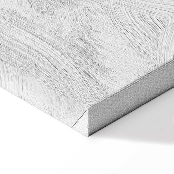 Tableau - White Monstera (1 Part) Vertical