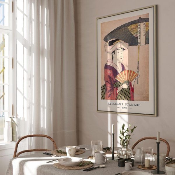 Tableau - Woman With an Umbrella (1 Part) Vertical