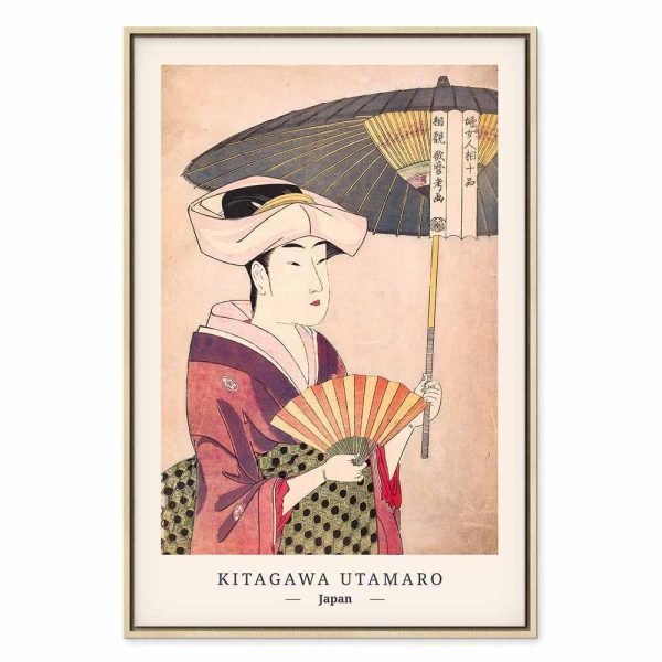 Tableau - Woman With an Umbrella (1 Part) Vertical