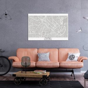 Tableau en liège - Capital of Denmark