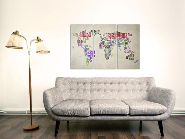 Tableau en liège - Colorful Countries