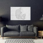 Tableau en liège - Geometric Land