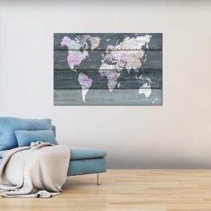 Tableau en liège - Journey through the World