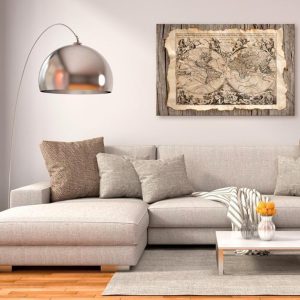 Tableau en liège - Map of the Past