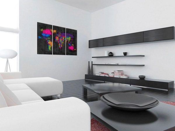 Tableau en liège - Mappa del Mondo