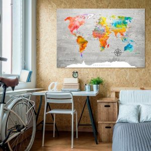 Tableau en liège - Multicolored Travels