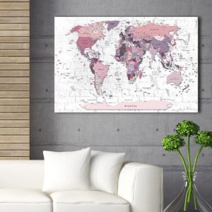 Tableau en liège - Pink Frontiers