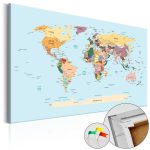 Tableau en liège - Travel with Me