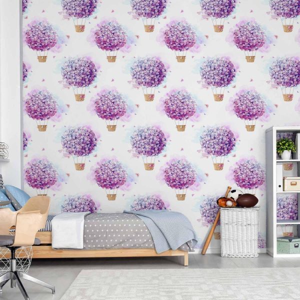 Tapisserie murale - Balloons of Flowers