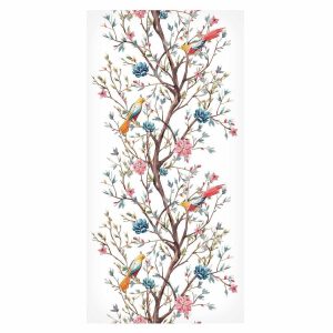 Tapisserie murale - Birds on a Flowering Twig