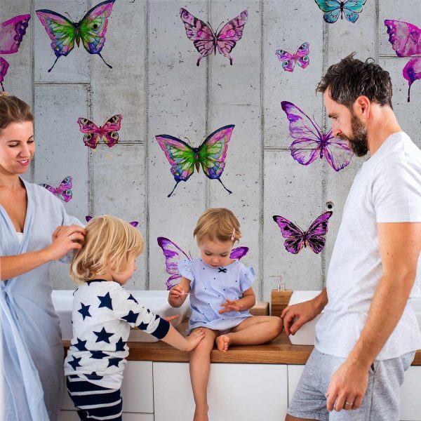 Tapisserie murale - Butterflies and Concrete