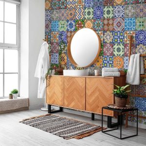 Tapisserie murale - Colorful Mosaic