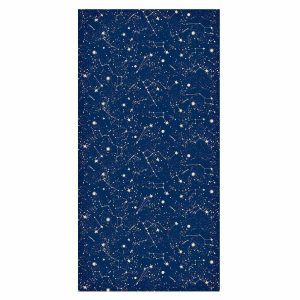Tapisserie murale - Cosmic Inspirations - Pattern with Stars and Constellations on a Dark Background