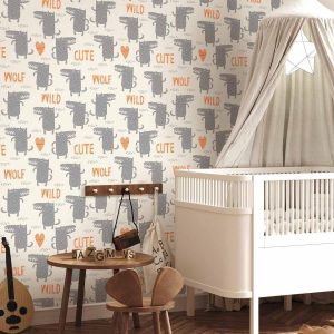 Tapisserie murale - Cute Wolf