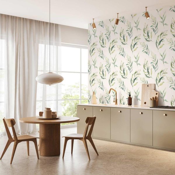 Tapisserie murale - Dancing Green